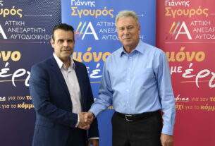 Υποψήφιος Περιφερειακός Σύμβουλος ο Κωνσταντίνος Γ. Νιώρας με τον Γιάννη Σγουρό