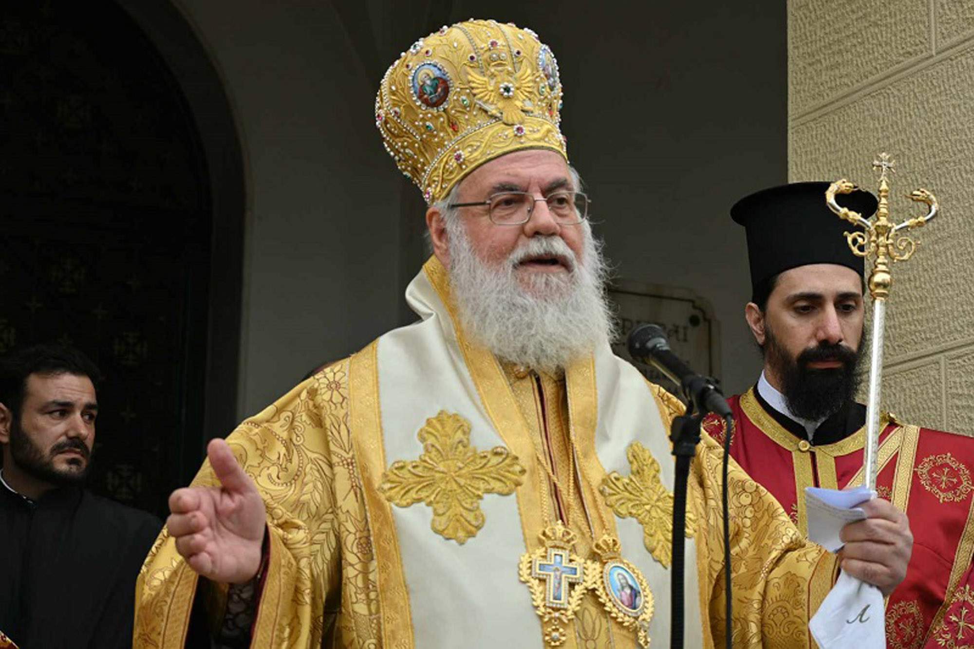 Ο  Μητροπολίτης Αθηναγόρας για την αποκατάσταση  του Ιερού Ναού Αγίου Βλασίου