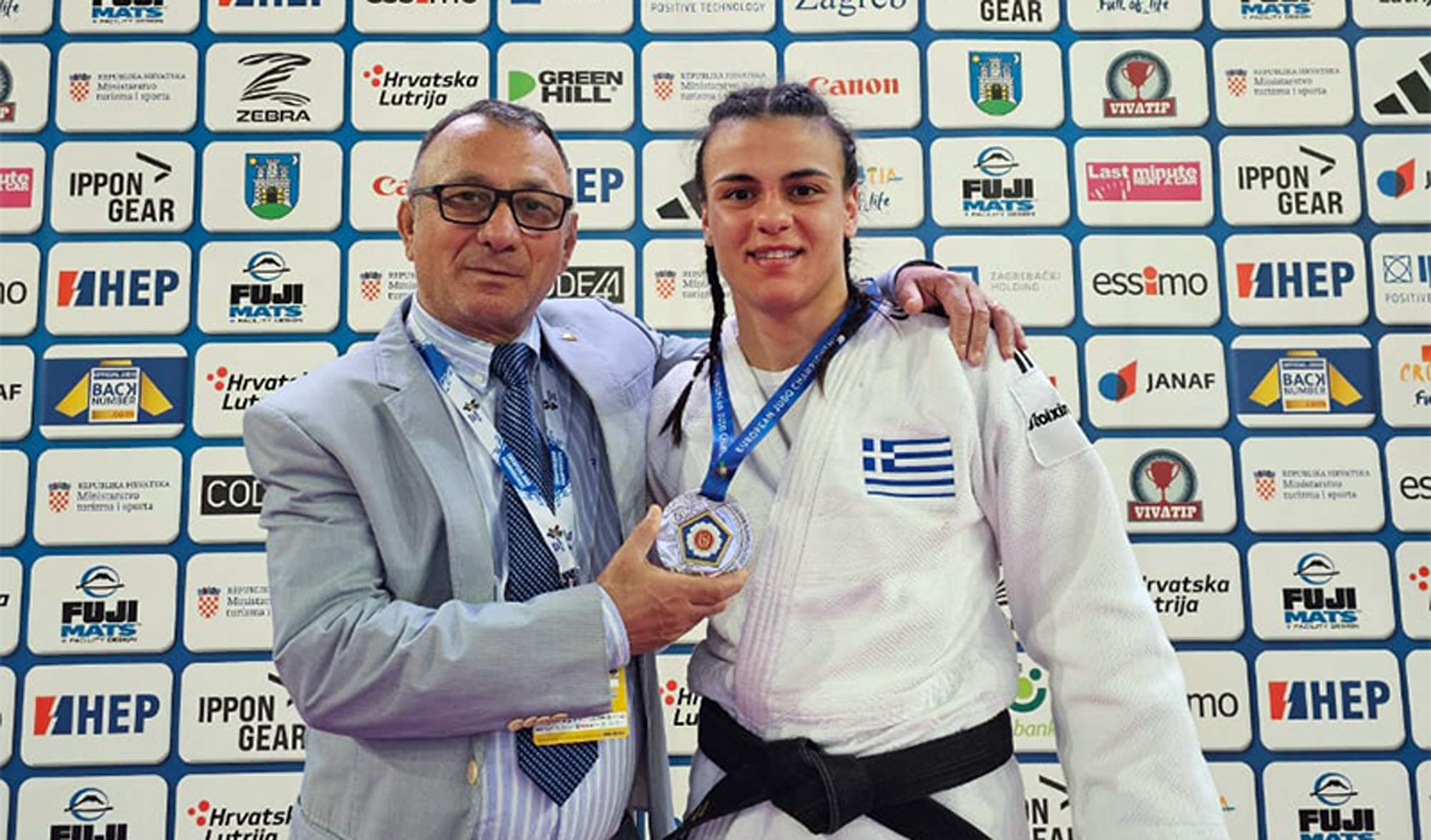 Τρομερή Ελισάβετ Τελτσίδου – Ασημένια στην Ευρώπη η κορυφαία Ελληνίδα Τζουντόκα!