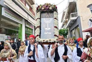 Με λαμπρότητα ο εορτασμός της Ζωοδόχου Πηγής, στις Αχαρνές.