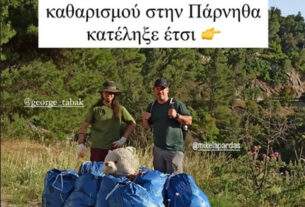 Άγνωστοι χτύπησαν και μαχαίρωσαν εθελοντές στην Πάρνηθα.
