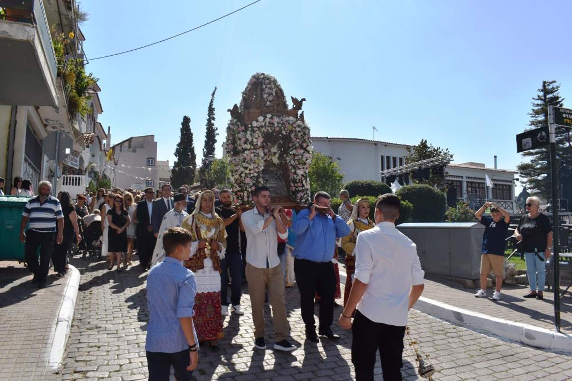 Λαμπρός εορτασμός της Κοιμήσεως Θεοτόκου Φυλής