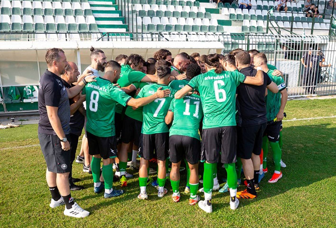Εμφατική πρόκριση ο Αχαρναϊκός, 3-0 τον ΑΟ Ατλαντίς στον Γέρακα.