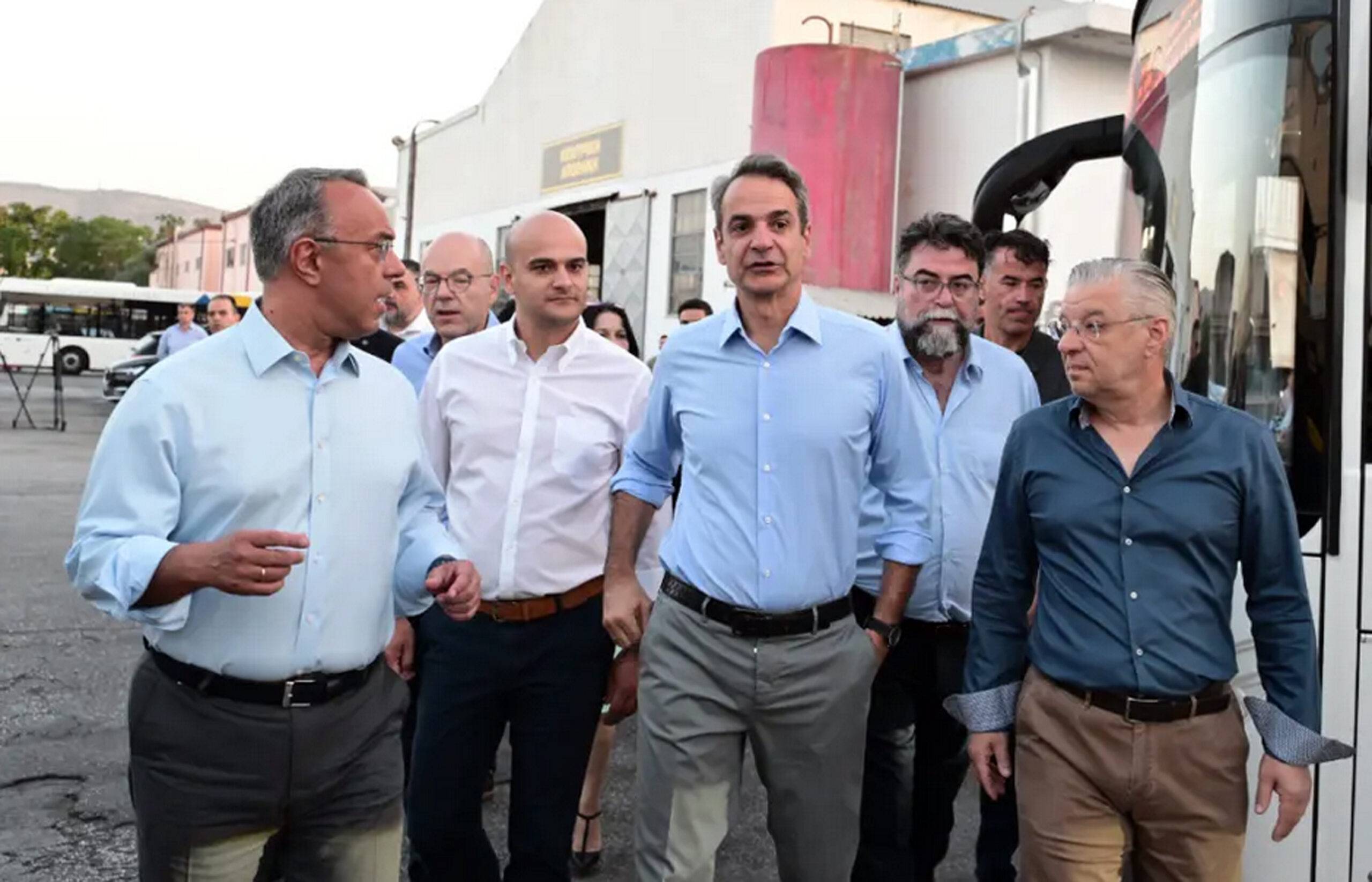 Σήμερα ο πρωθυπουργός Κυριάκος Μητσοτάκης στις Αχαρνές  για την κυκλοφορία 42 νέων Λεωφορείων.