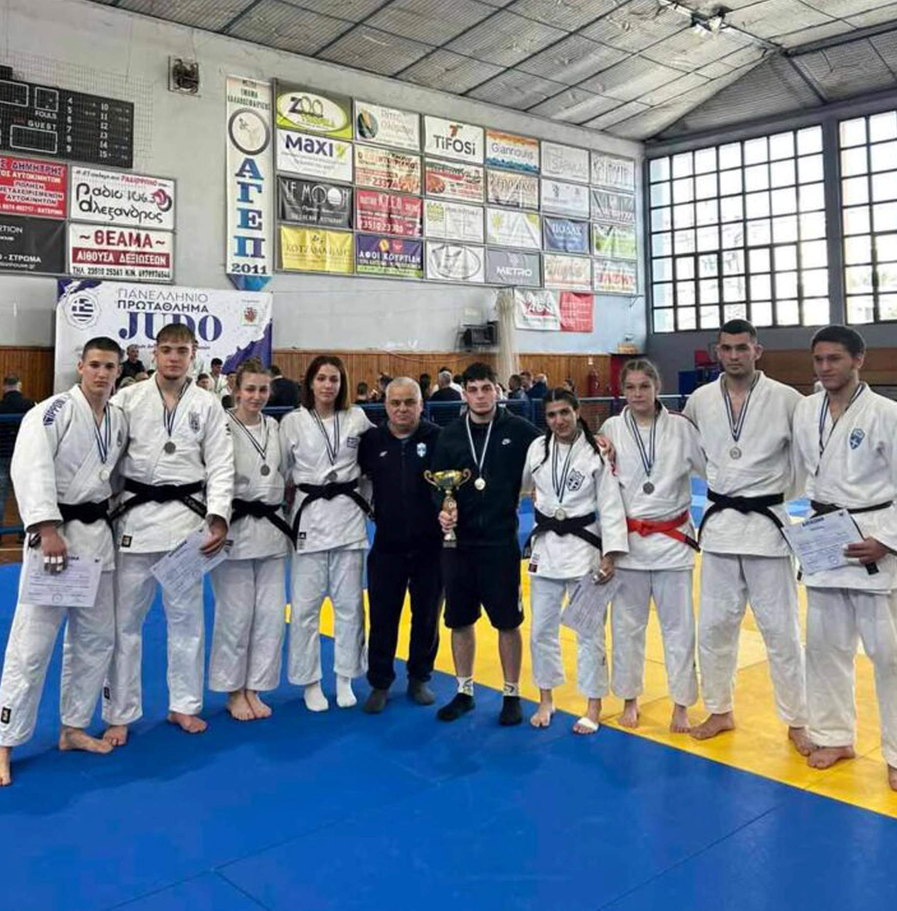 Θρίαμβος του ΕΟΣ Αχαρνών στο Πανελλήνιο Πρωτάθλημα Τζούντο.