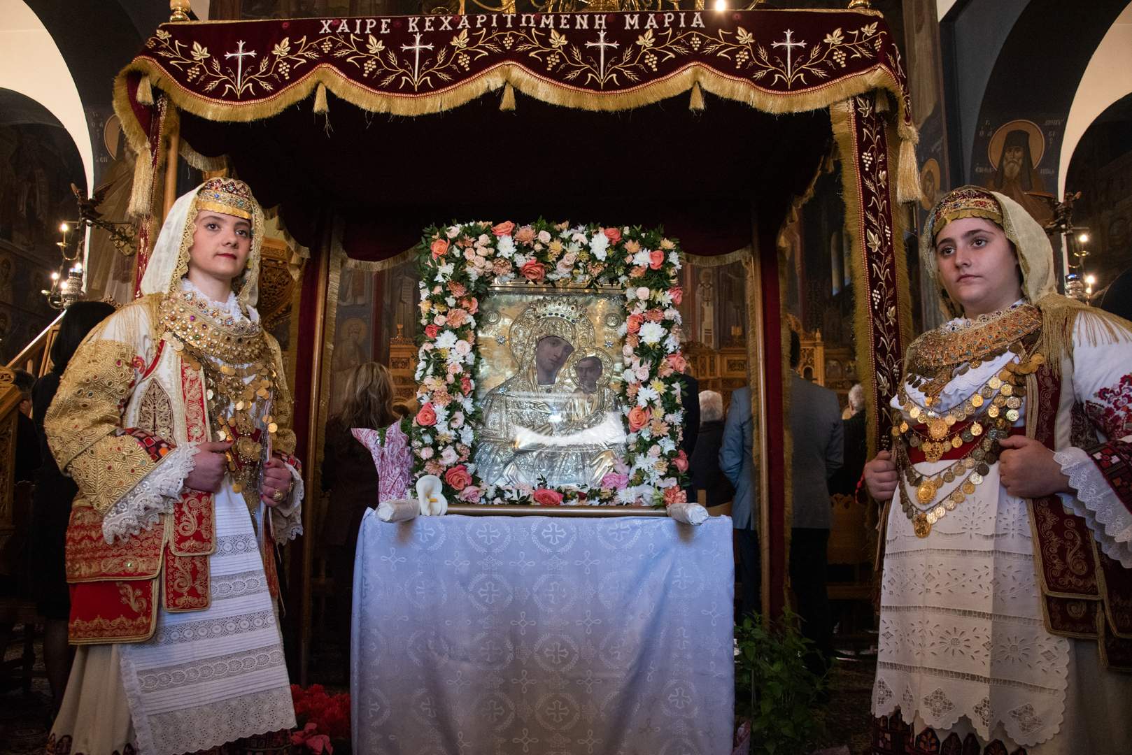 Κοσμοσυρροή στο προσκύνημα της Παναγίας της Μονής Κλειστών στα Άνω Λιόσια