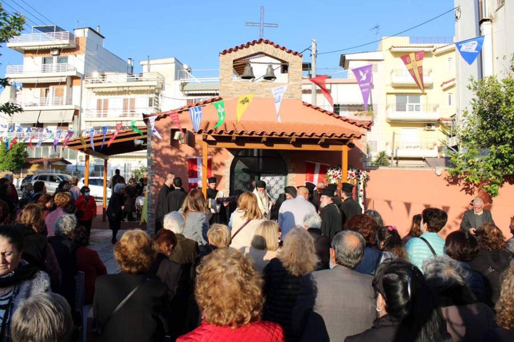Θυρανοίξια  παρεκκλησίου Τιμοθέου και Μαύρας στις Αχαρνές