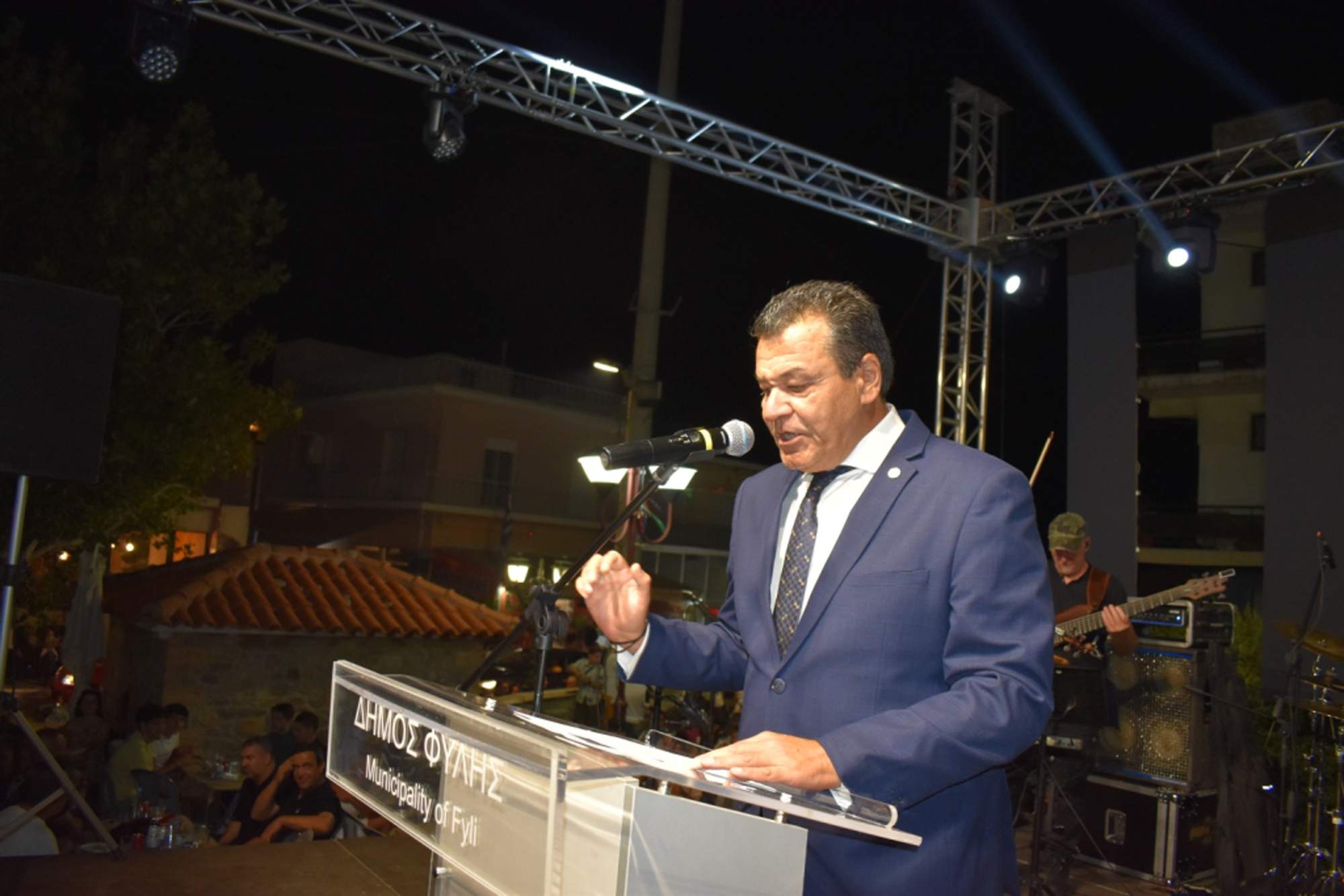 Νέα έργα εξήγγειλε από το πανηγύρι της Χασιάς ο Δήμαρχος Φυλής Χρήστος Παππούς