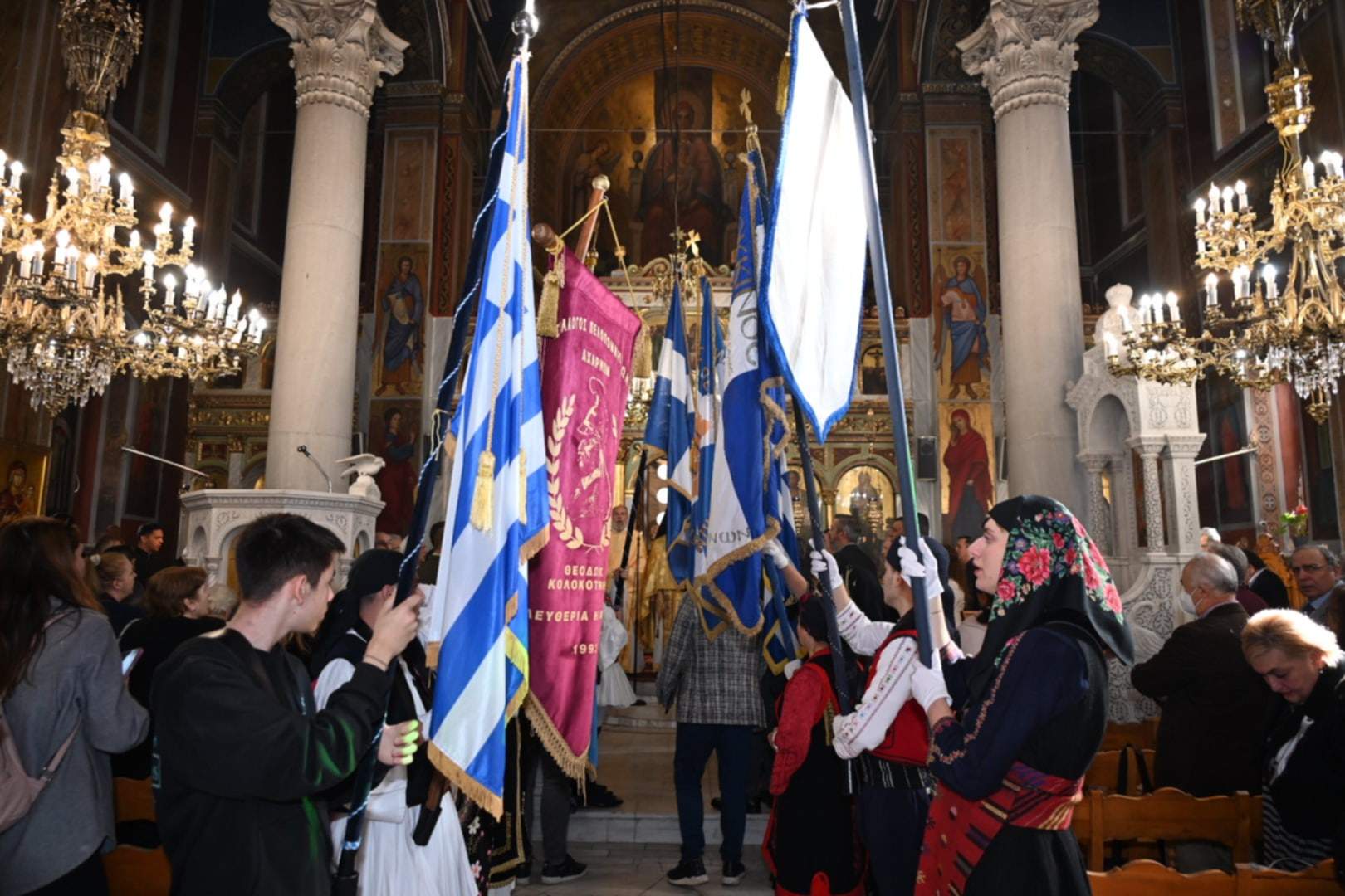 Τα Εισόδια της Θεοτόκου και η Ημέρα των Ενόπλων Δυνάμεων στις Αχαρνές