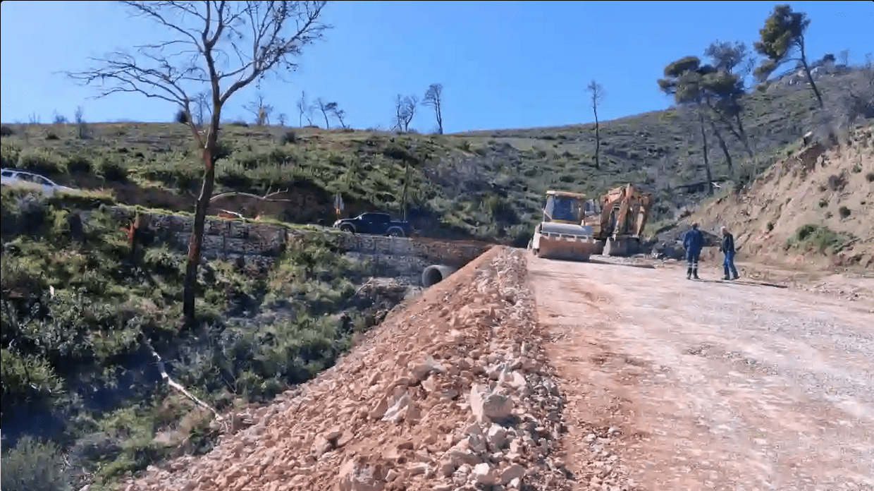 Φυλή: Ανοίγει ξανά ο δρόμος προς Ντάρδιζα μέσω Αχαρνών, ολοκληρώνονται τα έργα. Φυλή: Ανοίγει ξανά ο δρόμος προς Ντάρδιζα μέσω Αχαρνών, ολοκληρώνονται τα έργα.